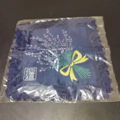 刺繍ハンカチ 2枚セット 花束デザイン