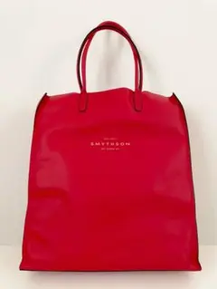 Smythson スマイソン キングリートート 赤 未使用