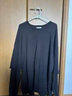 THE K. HOUSE BRAND ブラックロングスリーブトレーナー