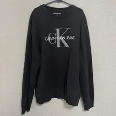 【美品】 Calvin Klein Jeans スウェット (ブラック)