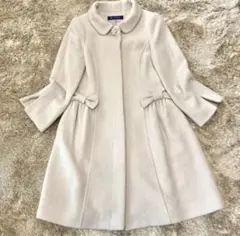エムズグレイシー アンゴラリボンコート 38《美品》