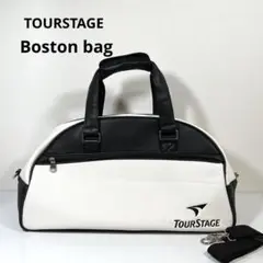 ✨美品✨【TOURSTAGE】ボストンバック【白】ゴルフ スポーツバック