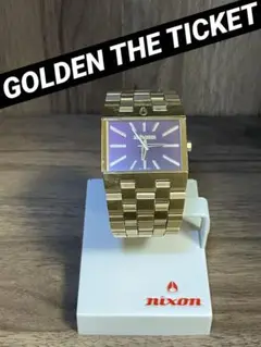 NIXON GOLDEN THE TICKET 新品電池　美品 Yahoo!オークション -「nixon ticket」の落札相場・落札価格