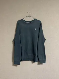 Jordan ブラック クルーネックスウェット トレーナー XL