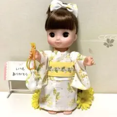 メルちゃんソランちゃん浴衣セット　ミモザ　♪243