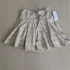 お値下げタイムセール！新品　LOVE RABBY チェック柄スカート 160