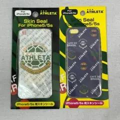 iPhone 5 / 5s ATHLETA アスレタ スキンシール 2点セット