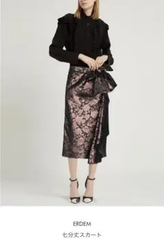 美品 アーデム ERDEM ジャガードスカート
