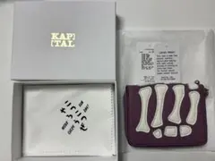 Kapital Bone レザー ウォレット　パープル　財布 ボーン 骨 Kapital Bone レザー ウォレット パープル 財布 ボーン 骨