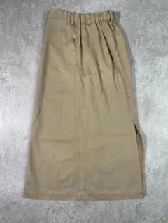 【美品】nano universe ナノ コットンロングスカート 36(S)