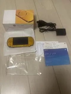 箱説あり SONY PSP 3000 イエロー 本体
