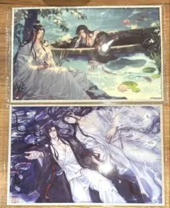 魔道祖師 アクリル色紙 2種