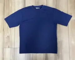 UNIQLO エアリズムコットンオーバーサイズTシャツ　ネイビー　Lサイズ