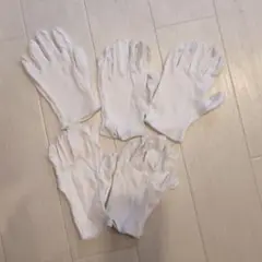 白手袋 5組セット　S