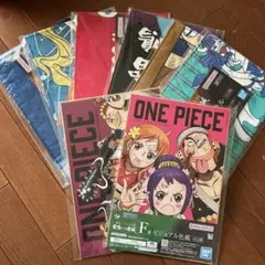 ONE PIECE ビジュアル色紙2枚 タオル6枚 セット