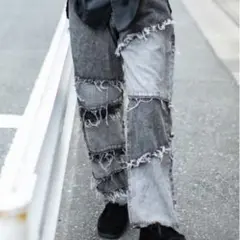 ダメージデニム　サイズL