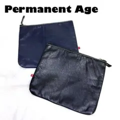 限界価格⭐︎【激レア×美品】Permanent Age レザーポーチ 2色セット