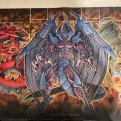 デュエルフィールド 三幻魔　遊戯王　プレイマット　GX　遊城十代 数量限定価格!! 遊戯王 三幻魔 デュエルフィールド 激安 プレイ
