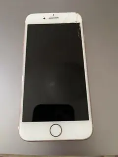 iPhone 7 ローズゴールド 本体 画面ひびあり　ジャンク