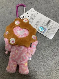 【会場限定品薄品】ミャクミャク 豹柄 カラビナ付きぬいぐるみ＜ピンク＞ヒョウ柄