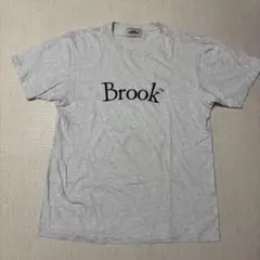 Brook 23SS ブランドロゴTシャツ　グレー　サイズL