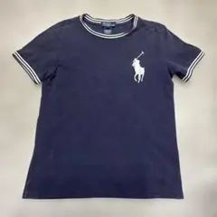 Poloby Ralph LaurenリンガーT ネイビー　キッズ　子供服ラルフ