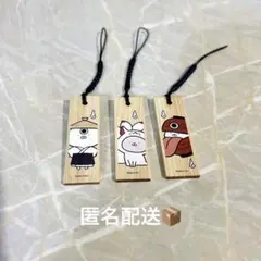 うさまる　うさまる妖怪屋敷　木札ストラップ　3種セット　渋谷　ガチャ