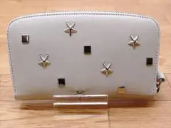 展示品 *JIMMY CHOO ジミーチュウ* 長財布 スタッズ 箱付き