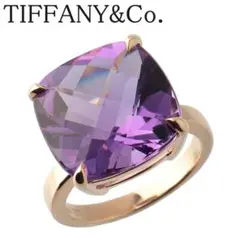 ティファニー スパークラー アメジスト ピアス AU750PG【21000】 TIFFANY&Co. ティファニー スパークラー ピアス アメジスト