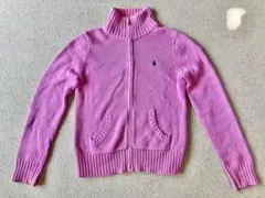 Ralph Lauren ピンクカーディガン 160