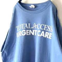 ポート&カンパニー URGENTCARE TシャツXL ライトブルー水色古着