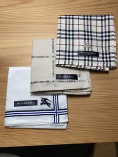 BURBERRY ハンカチ 3枚セット