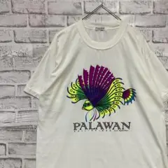 USA製90sヴィンテージTシャツ！シングルステッチ　ホワイト半袖古着L73