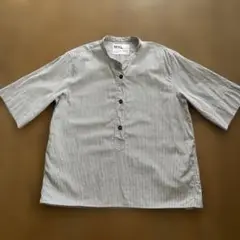 MHL.バンドカラーシャツ