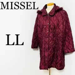 MISSEL レディース ダウンコート ロングコート LLサイズ