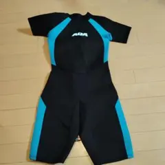値下げ！AQA ウェットスーツ 150CM ブラック/ブルー
