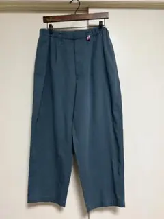 美品 IM MEN 3 コットンパンツ ブルーグレー イッセイミヤケメン