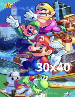 ダイヤモンドアート キット マリオ ゲーム ビーズアート セット