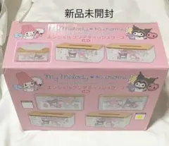 マイメロディ＆クロミ エンジェルクリアティッシュケース ロゴピンク サンリオ