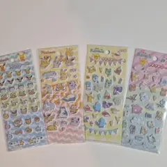 ポケモン プチプチシール4種セット