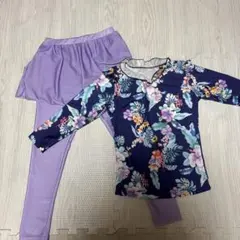 女の子　水着　ラッシュガード　上下　120