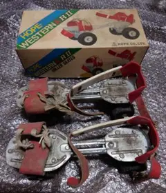 超希少 昔のローラースケート HOPE WESTERN A RⅡ ☆箱付き