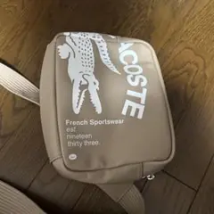 LACOSTE ベージュ ショルダーバッグ未使用