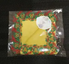 近沢レース 覆面レスラー カナリアイエロー タオルハンカチ
