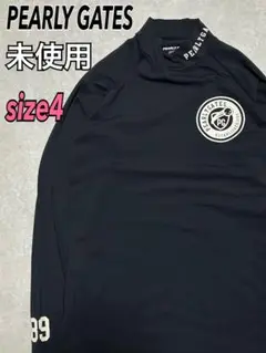 未使用 パーリーゲイツ　アンダーウェア　モックネック ブラック サイズ4