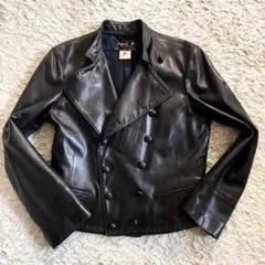agnes.b アニエスベー ライダースジャケット レザージャケット ブラック