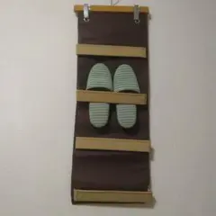 お値下げしました！スリッパラック ブラウン フック式