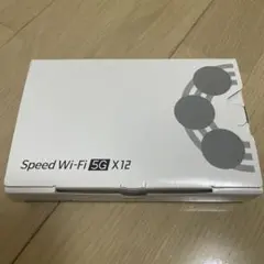 Speed Wi-Fi 5G X12 ホワイト