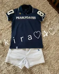 正規店購入ネイビー30☺︎︎︎︎ポロ0 パーリーゲイツ☺︎︎︎︎