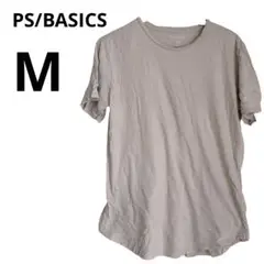 【PS/BASICS 】　ベージュ Tシャツ M